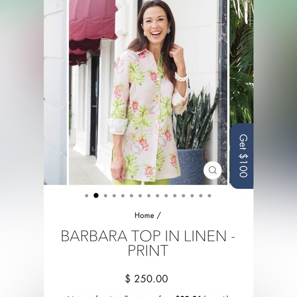 Charlotte Kellogg linen shirt - Picture 4 of 6